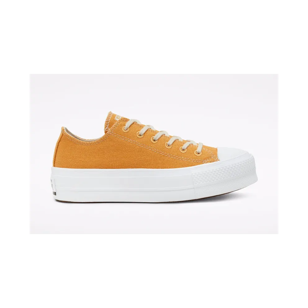 Converse Renew Cotton Chuck Taylor All Star Platform Low ‘Sunflower Gold’ Sunflower Gold/White/White (567104C)