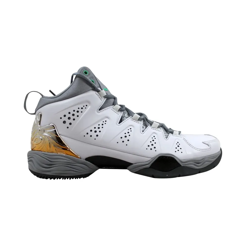 Air Jordan Melo M10 White/Green Glow-Wolf Grey-Cool Grey (629876-105)
