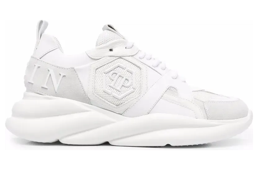 Philipp Plein Chunky hardloop sneakers – Wit (SABSWSC2545PLE010N)