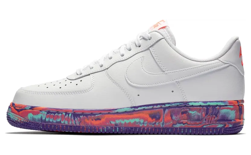 Nike Air Force 1 Low White Multi-Color Marble