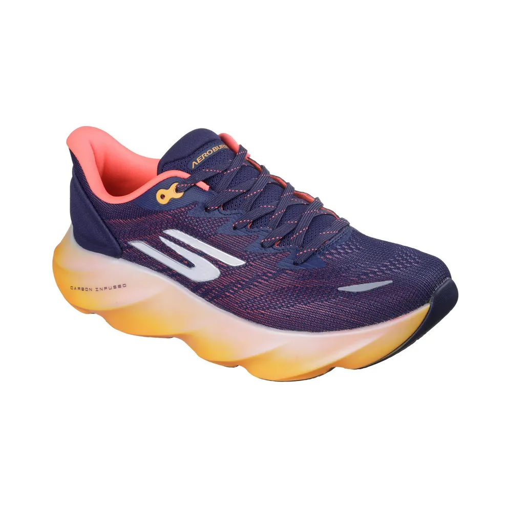Skechers Aero Burst – Marine / Orange – “Blue” (246210 NVOR)