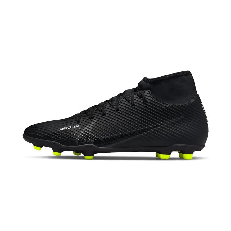 Nike Mercurial Superfly 9 Club MG Shadow Pack “Black / Summit White / Volt / Dark Smoke Grey” (DJ5961-001)
