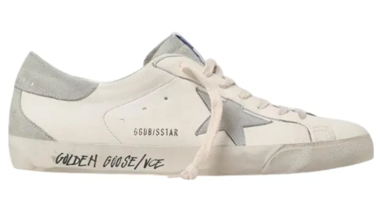 Golden Goose Super-Star White Grey SS25 (GMF00102 F00535911166)