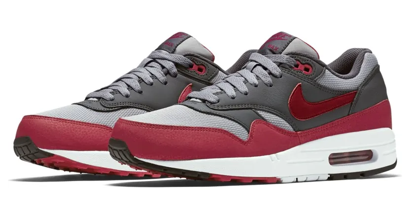 Nike Air Max1 Essential Wolf Grey/Gym Red-Dark Grey (537383-062)