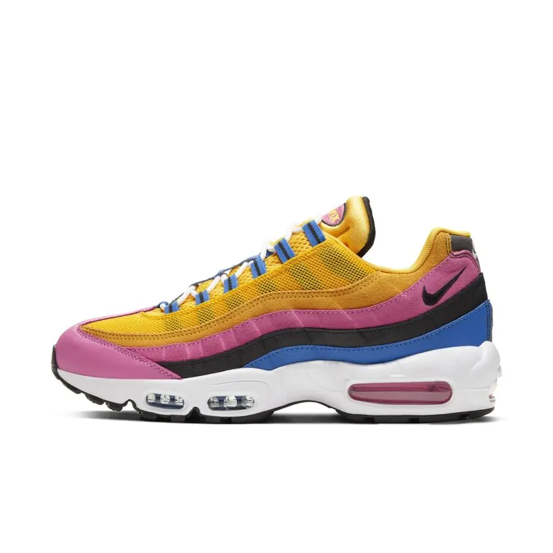 Nike Air Max 95 Multicolor Suede Yellow/Blue-Pink (CZ9170-700)
