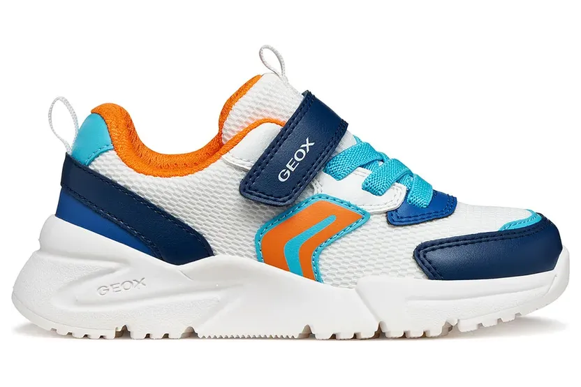 Geox sneaker Wit/Blauw (J55MQB01454-C1343)