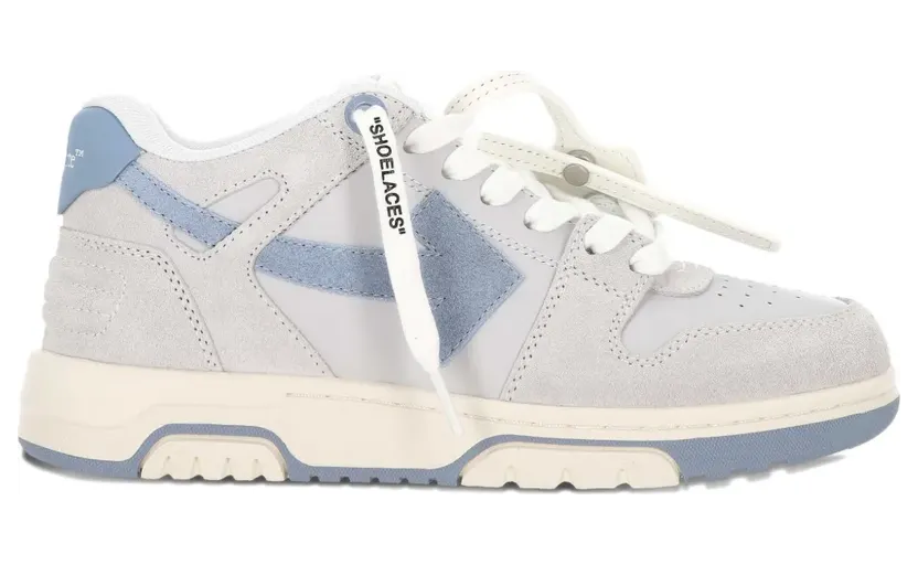 Off-White Wildleder-Sneakers “Grey” (OWIA259F25LEA0050642)