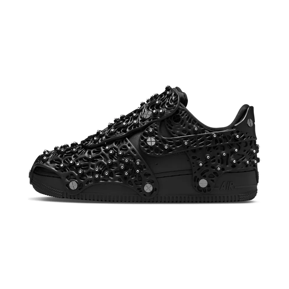 Nike x Swarovski Air Force 1 Low LXX WMNS Triple Black (CV7668-001)