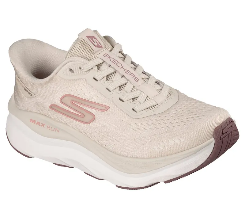 Skechers Slip-ins: Max Run Sneaker Natuurlijk