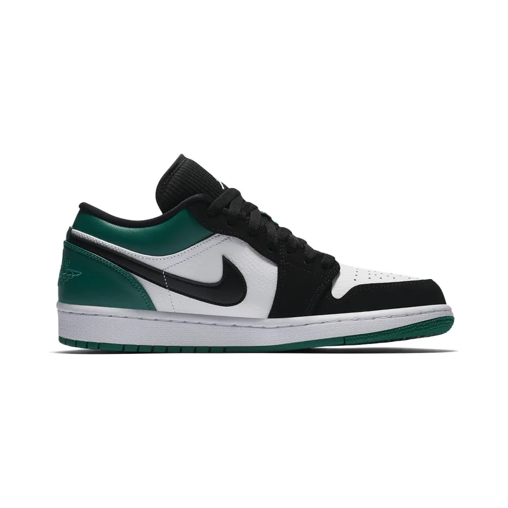 Jordan 1 Low White Black Mystic Green White/Black-Mystic Green (553558-113)