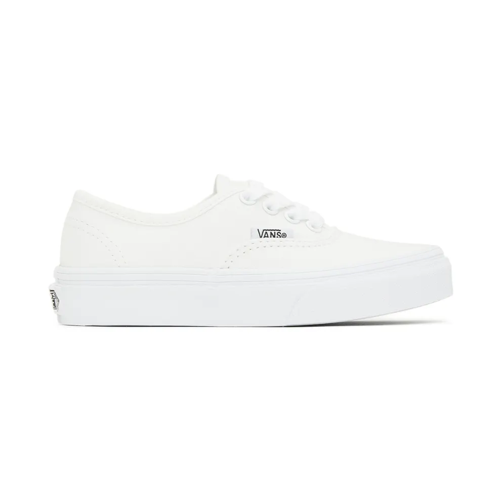 Vans Kids White Authentic Little Kids Sneakers (VN000WWXENS1)