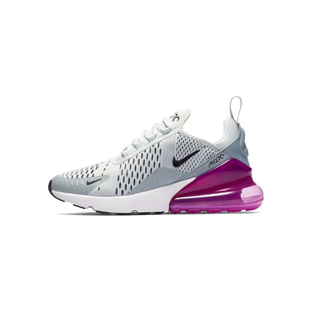 Nike Air Max 270 Barely Grey Fuchsia (W) Barely Grey/Black-Light Pumice-Fuchsia Blast-Black (AH6789-004)