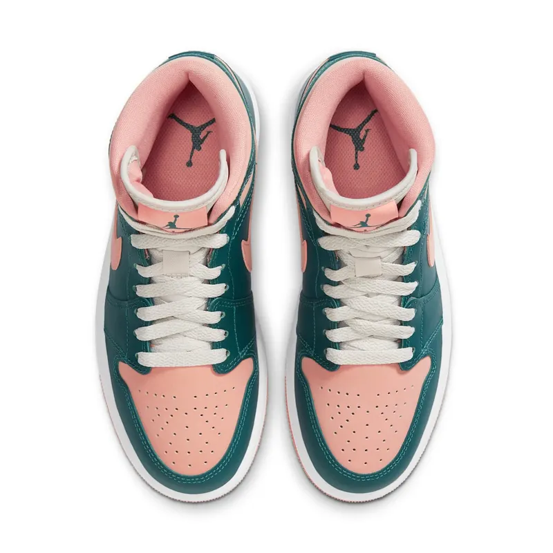 Jordan 1 Mid Dark Teal Green (W) (BQ6472-308)