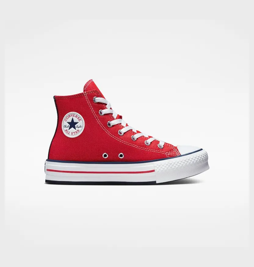 Converse Chuck Taylor All Star EVA Lift Platform Retro Denim Red/obsidian/white