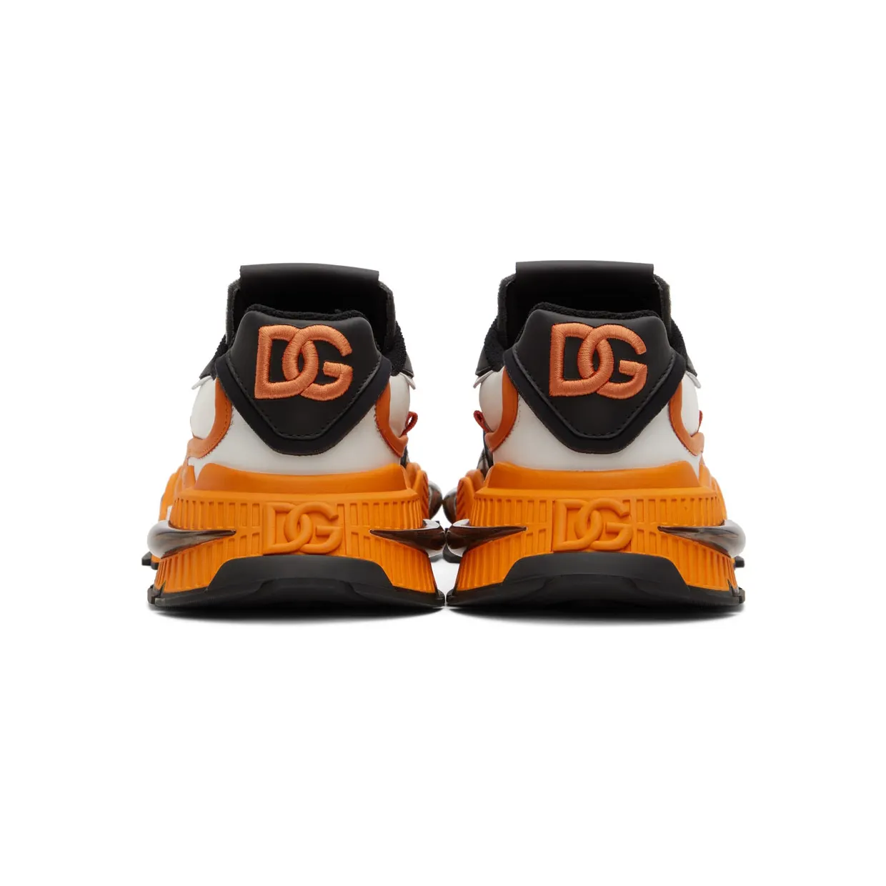Dolce & Gabbana Black & Orange Airmaster Sneakers (CS1984 AQ742) (2)