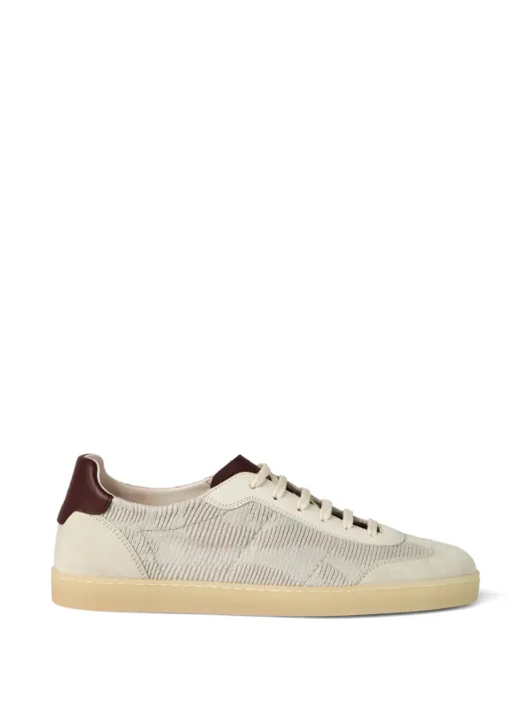 Brunello Cucinelli Sneakers in Strickoptik – Blau (MZUTSGJ344CUR26)