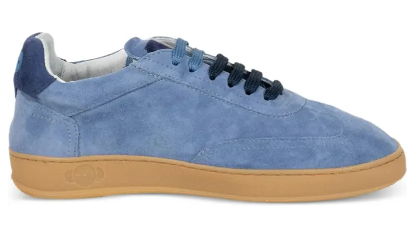SOLDINI80 Akira Sneakers aus Wildleder – Blau (LAGBLUAMALFILAGOBLU)