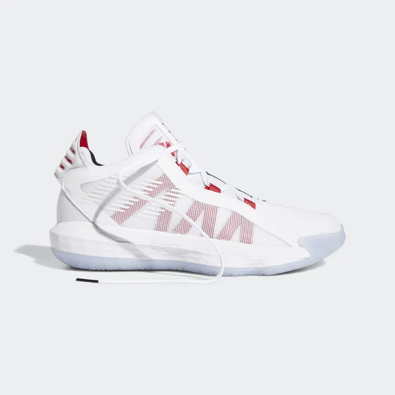 adidas Dame 6 Dame Time Cloud White/Scarlet/Core Black (EH2069)