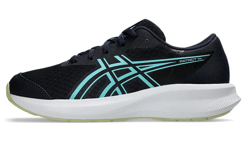 ASICS PATRIOT 14 GS “Midnight / Glow Green” (1014A392-404)