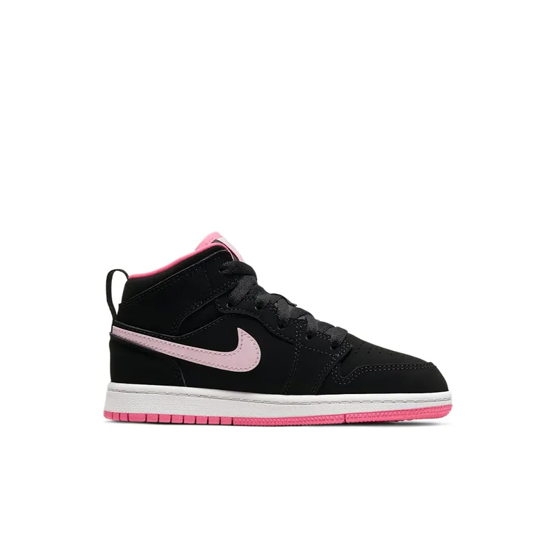 Jordan 1 Mid Black Digital Pink (640737-066)