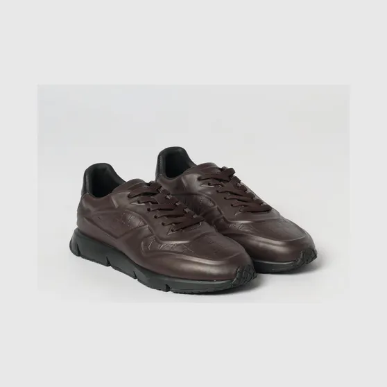 Cesare Paciotti Leather Sneakers Dark (MU69800SV109)