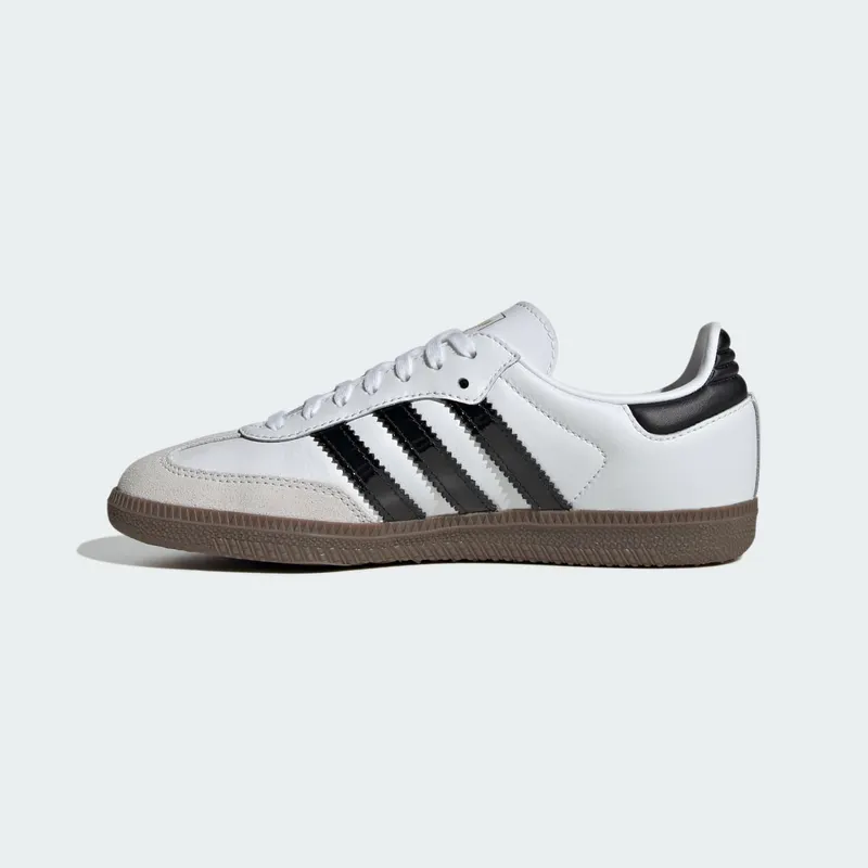 adidas Samba OG White Black Patent Stripes (JQ2846)