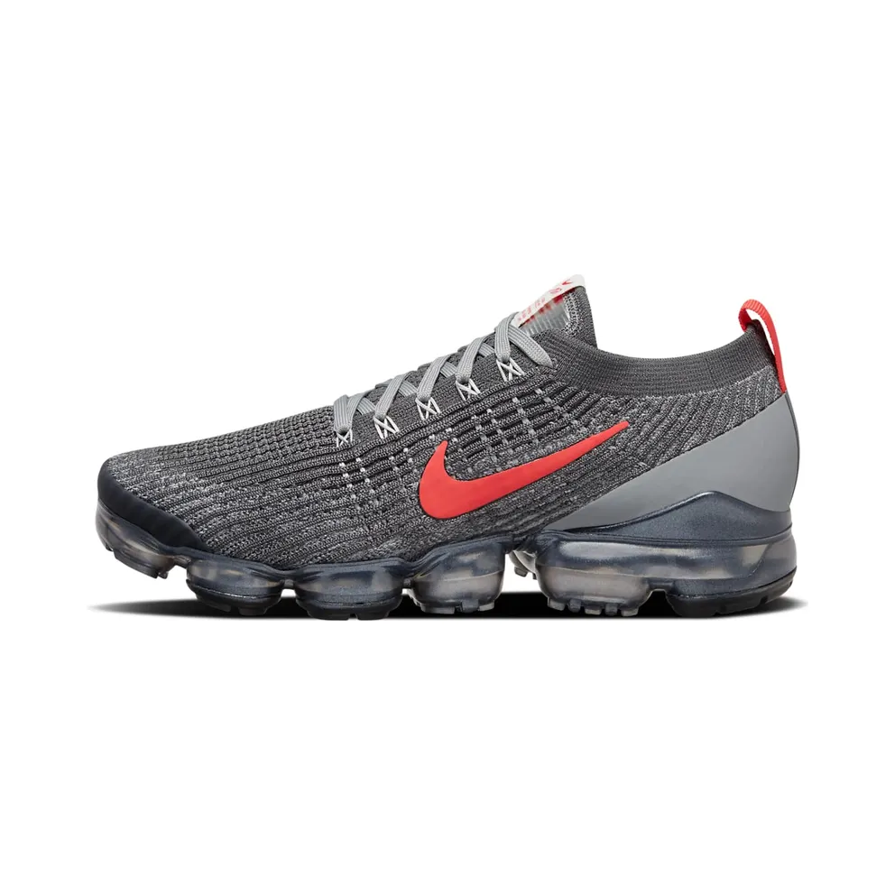 Nike Air VaporMax Flyknit 3 Grey Track Red Iron Grey/Particle Grey-Anthracite-Track Red (CT1270-001)