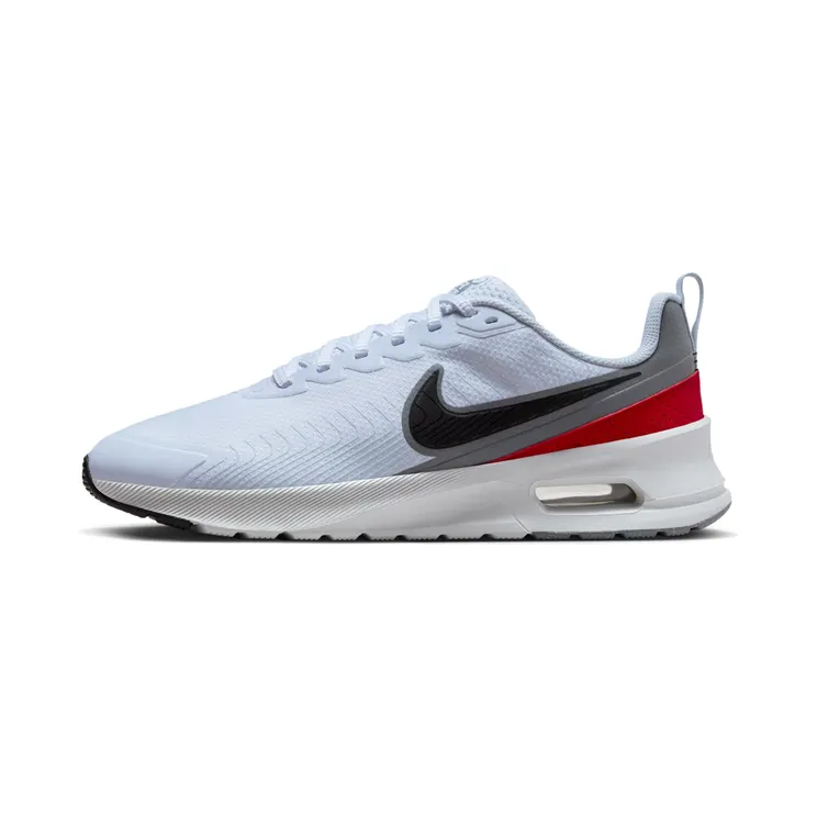 Nike Air Max Nuaxis “Football Grey / White / Gym Red / Black” (FD4329-002)