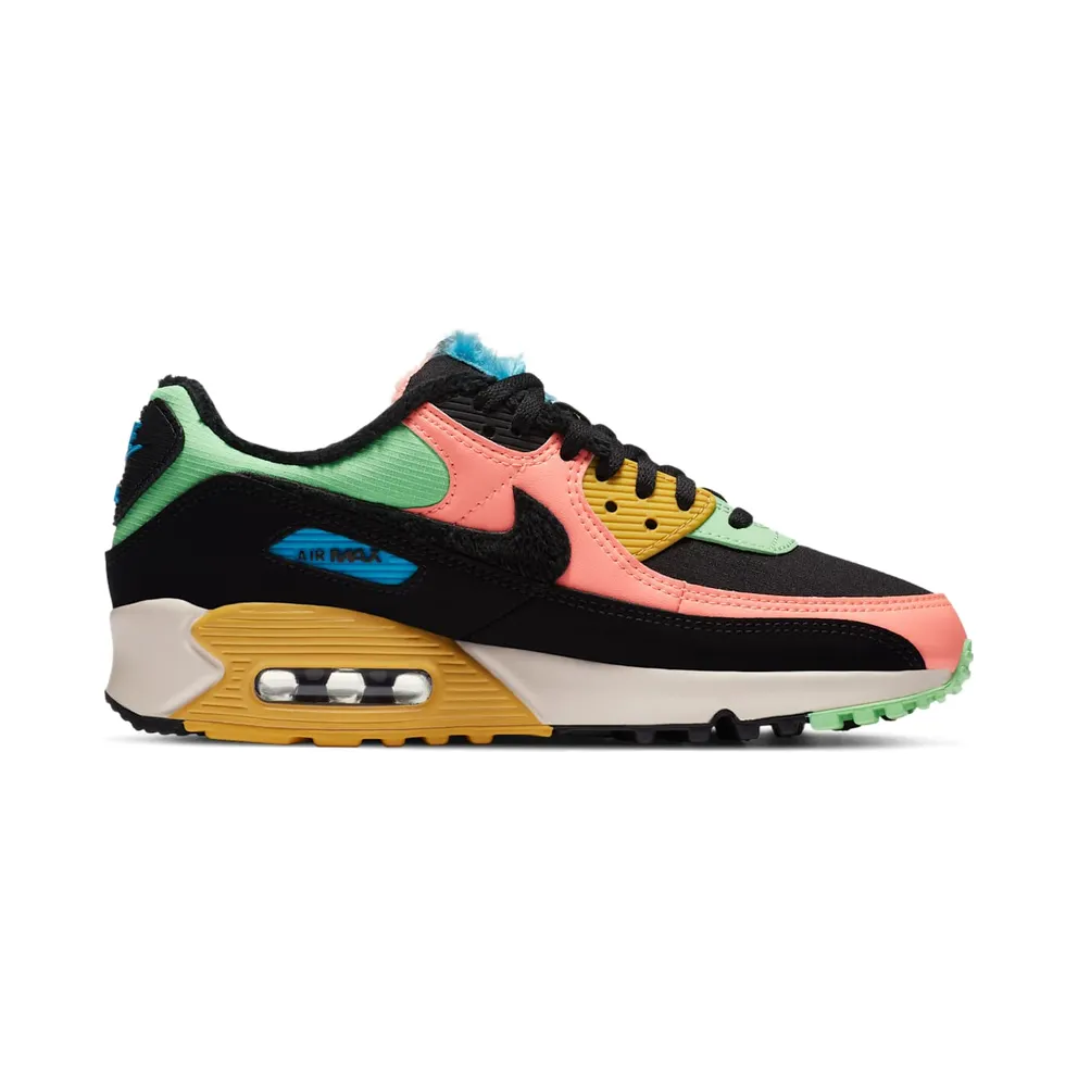 Nike Air Max 90 Atomic Pink Solar Flare (W) Atomic Pink/Laser Blue-Solar Flare-Black (CT1891-600)