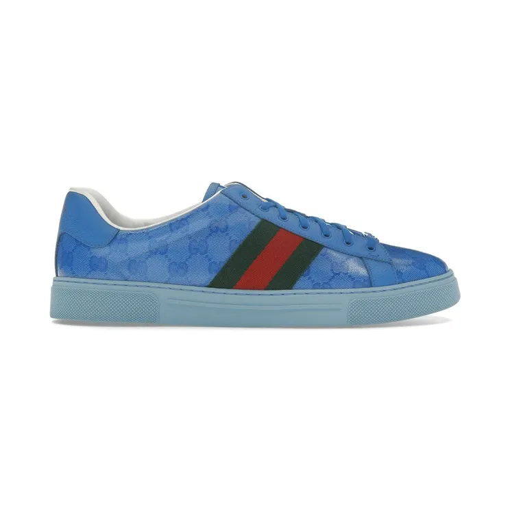 Gucci Ace GG Crystal Canvas Blue (760775 FACRF 4349)