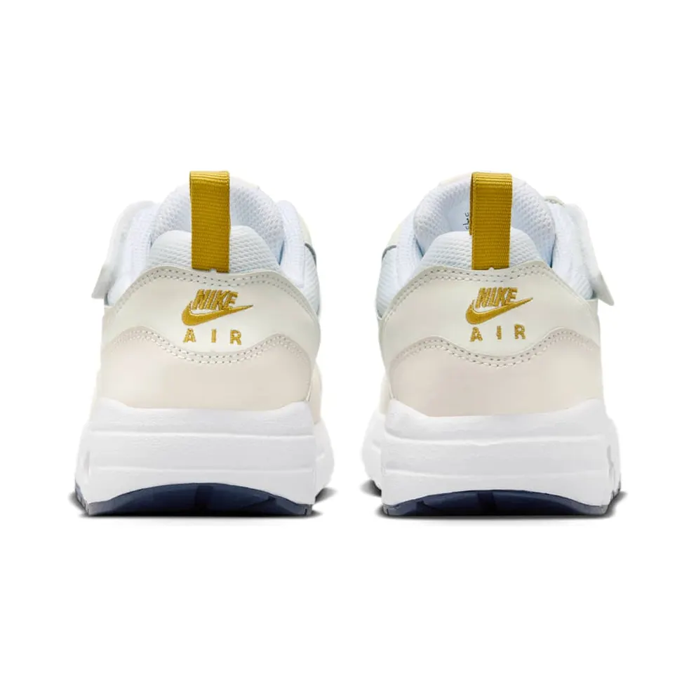 Nike Air Max 1 EasyOn PS “White Bronzine Midnight Navy Light Orewood Brown” (DZ3308-103)