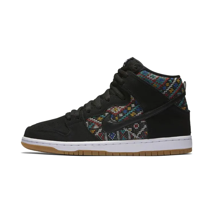 Nike Dunk High Premium SB ‘Seat Cover’ Black/Black-Rio Teal-White (313171-030)
