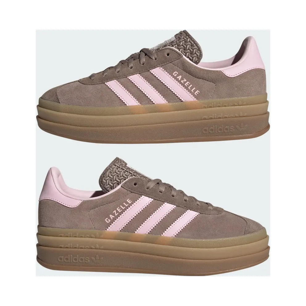 Adidas Gazelle Bold Trace Brown / Clear Pink / Earth Strata (JQ6436)