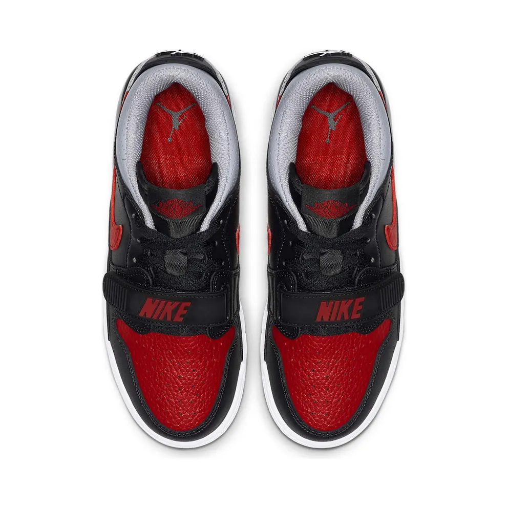 Jordan Legacy 312 Low Bred Cement (GS) Black/Gym Red-Black-Cement Grey (CD9054-006)