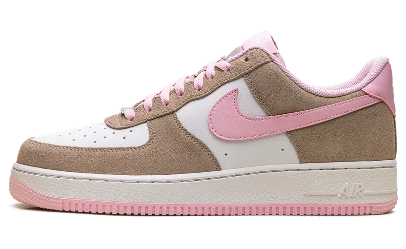 Nike Air Force 1 ’07 LV8 “Rattan Phantom / Medium Soft Pink” (FQ8714-202)