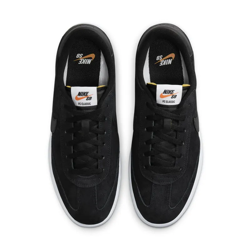 Nike SB FC Classic “Black / White / Vivid Orange” (909096-001)