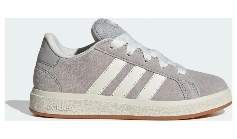 Adidas Grand Court 00s Kids Grey Two / Off White / Gum (JH6179)