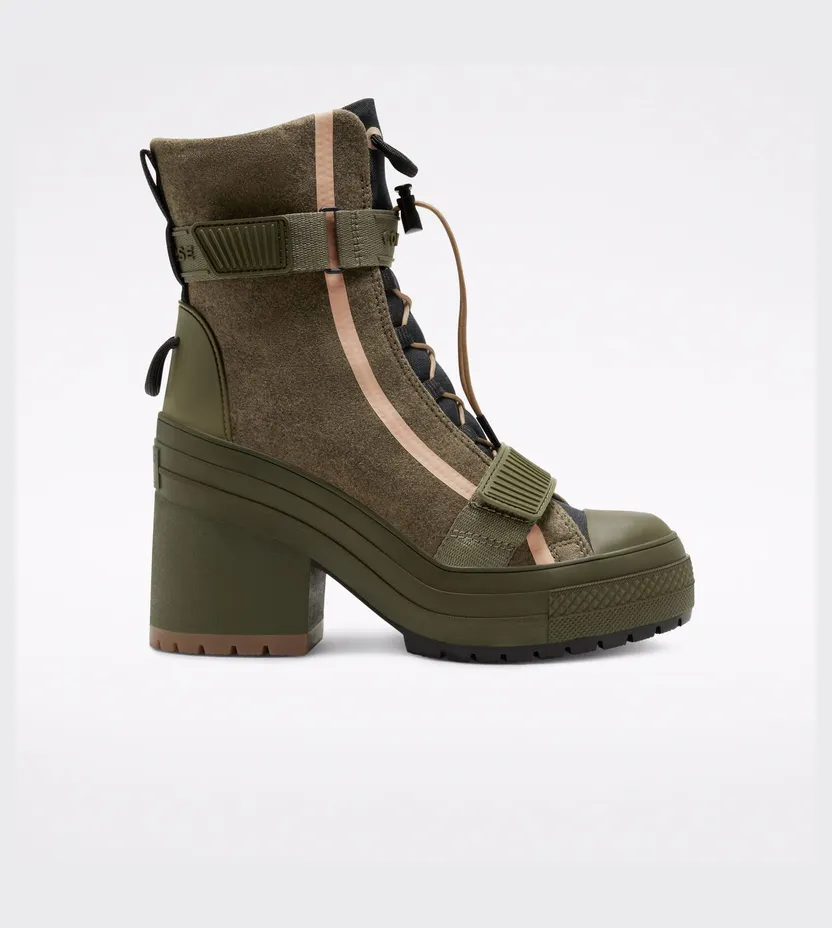 Converse Chuck Taylor All Star GR82 Extra-High Top Medium Olive/black/light Fawn (567490C)