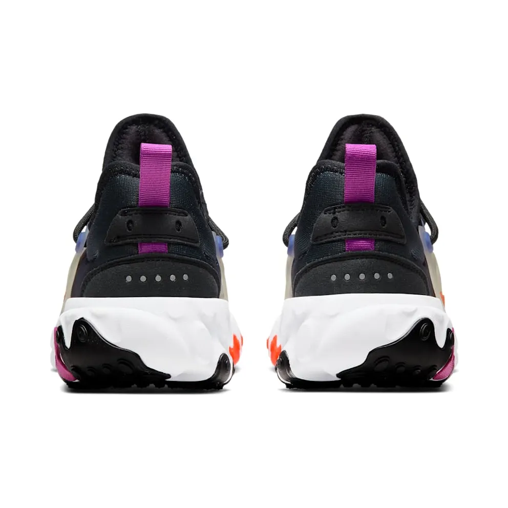 Nike React Presto Galaxy (GS) Black/Court Purple-Blue Fury-Total Orange (CT6624-002)