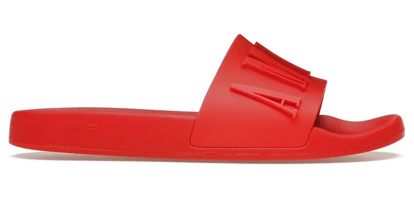AMIRI Pool Slide Debossed Red (MFF001-610)