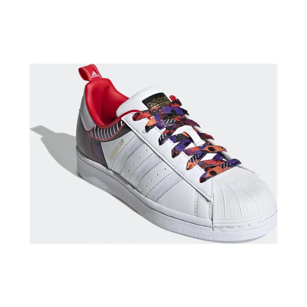 Adidas Superstar J ‘Chinese New Year – Year Of The Ox Camo’ Cloud White/Cloud White/Scarlet (GZ7350)