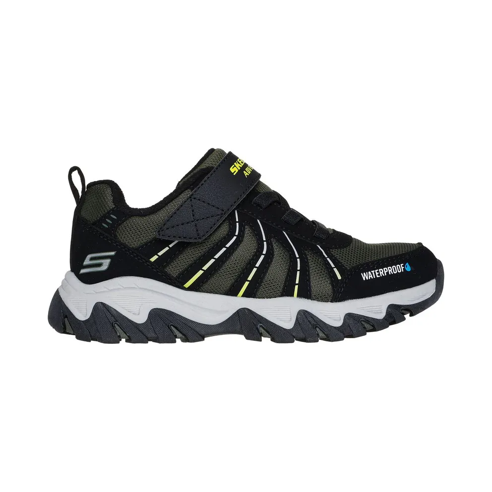 Skechers Waterproof: Rugged Ranger – Hydro Explorer Sneaker Schwarz/Groente
