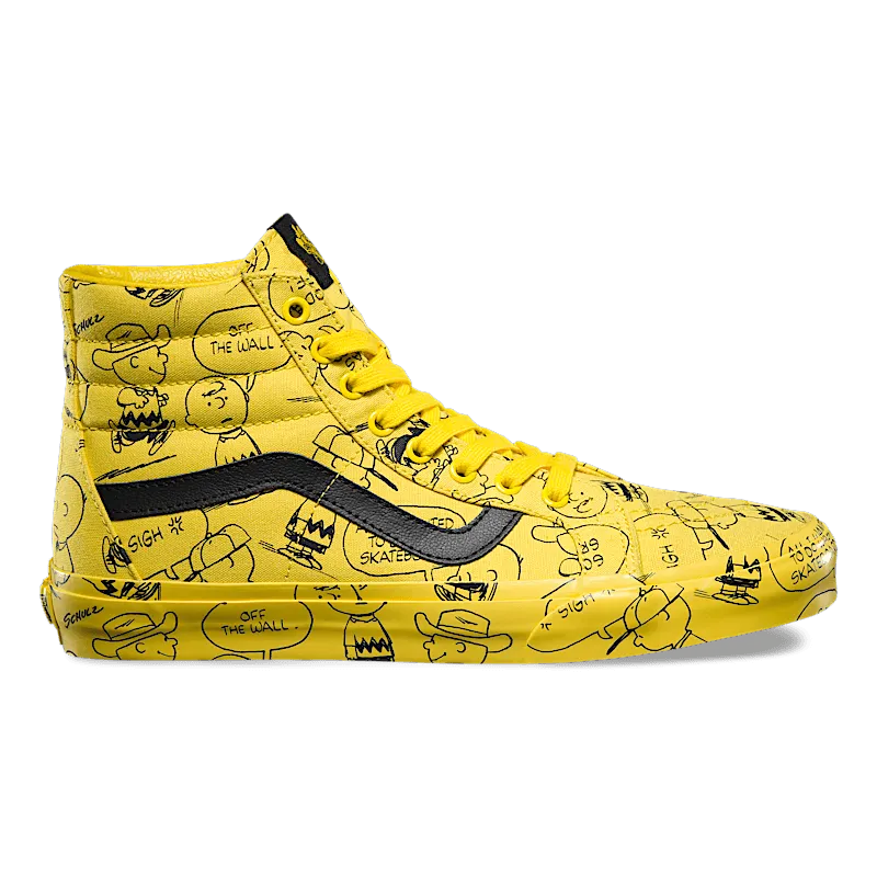 Vans Sk8-Hi Peanuts Charlie Brown Yellow/Black (VN0A2XSBQX4)