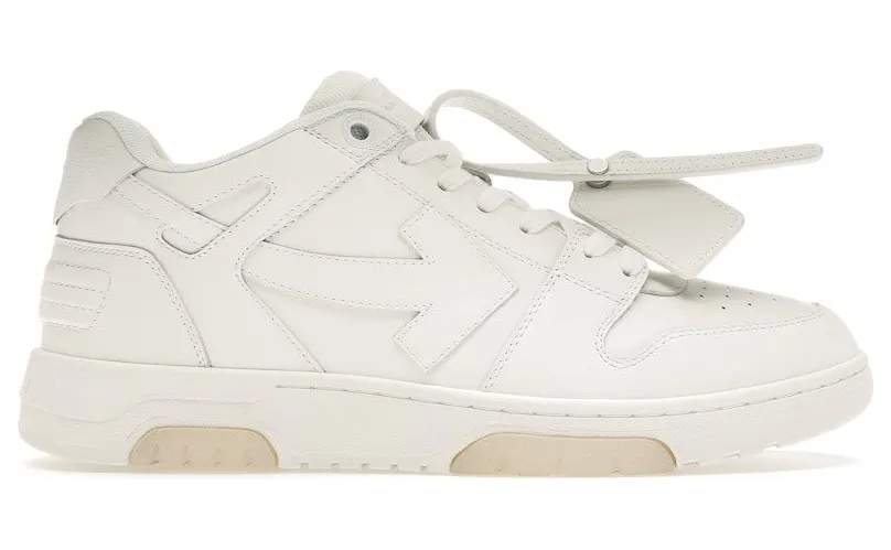 OFF-WHITE Out Of Office OOO Low Tops Triple White (OMIA189C99LEA0010100)
