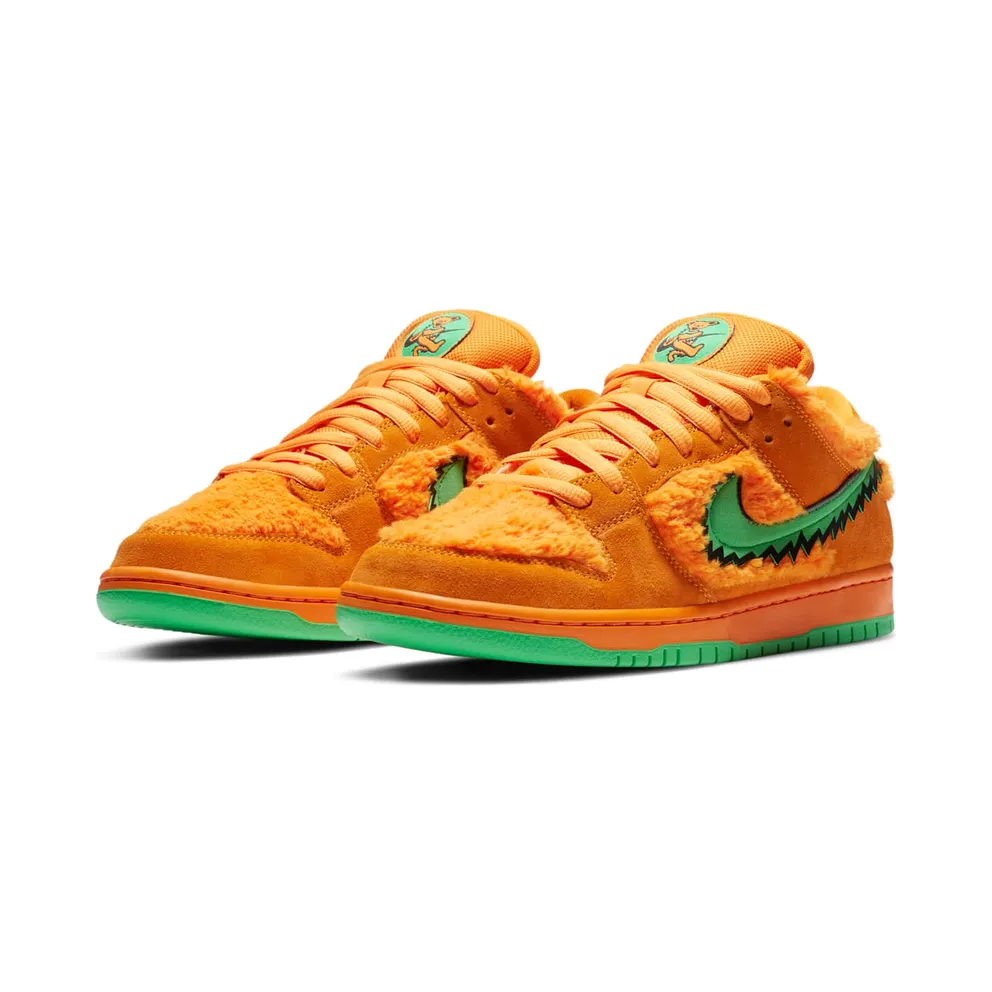 Nike SB Dunk Low Grateful Dead Bears Orange Bright Ceramic/Green Spark (CJ5378-800)