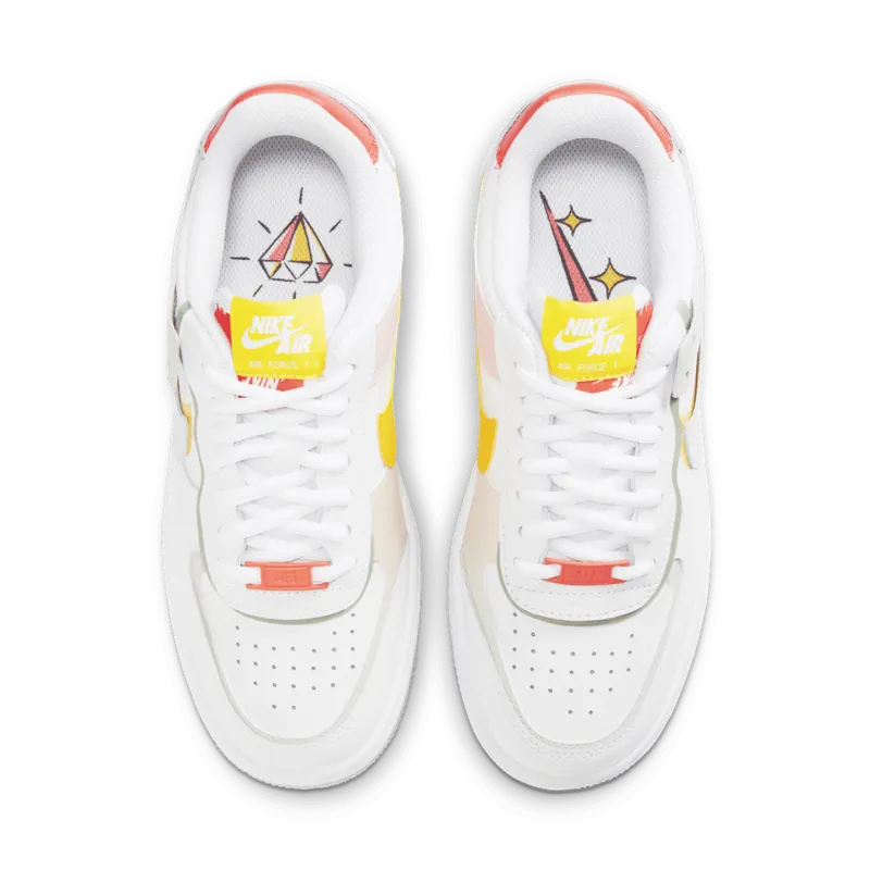 Nike Air Force 1 Shadow White Hydrogen Blue Purple (W) White/Hydrogen Blue-Purple (CW2630-141)