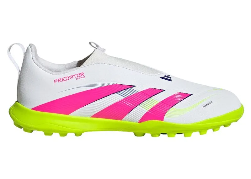 adidas Predator League Laceless Turf Cloud White Lucid Pink Lucid Lemon (ID3816)