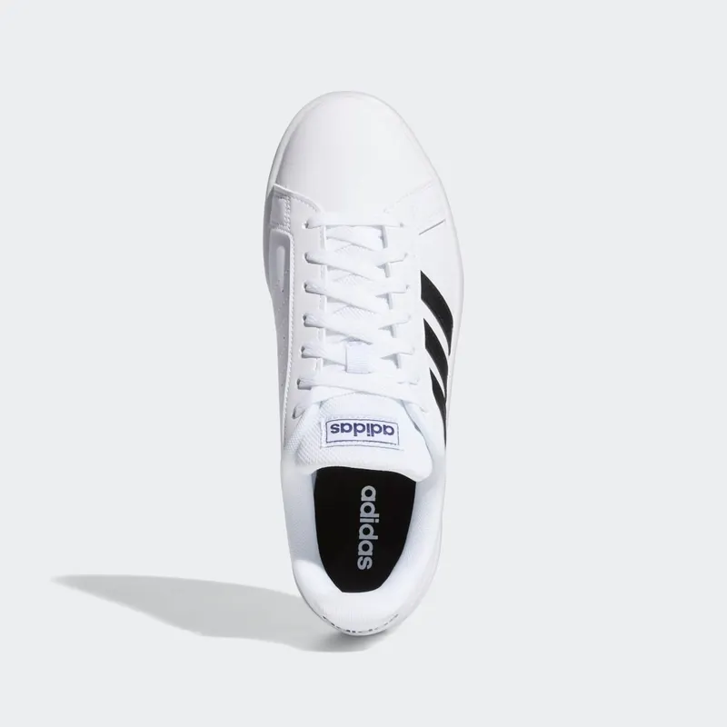 Adidas Grand Court Base Cloud White / Core Black / Dark Blue (EE7904)
