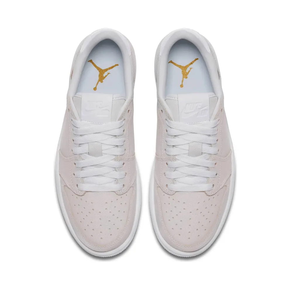 Air Jordan I 1 AJ Retro Low No Swoosh Off-White/White (AH7232-100)