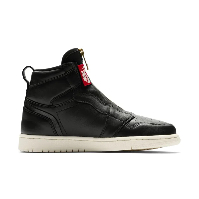 Jordan 1 Retro High Zip Black Sail (W) Black/Sail-University Red (AQ3742-016)